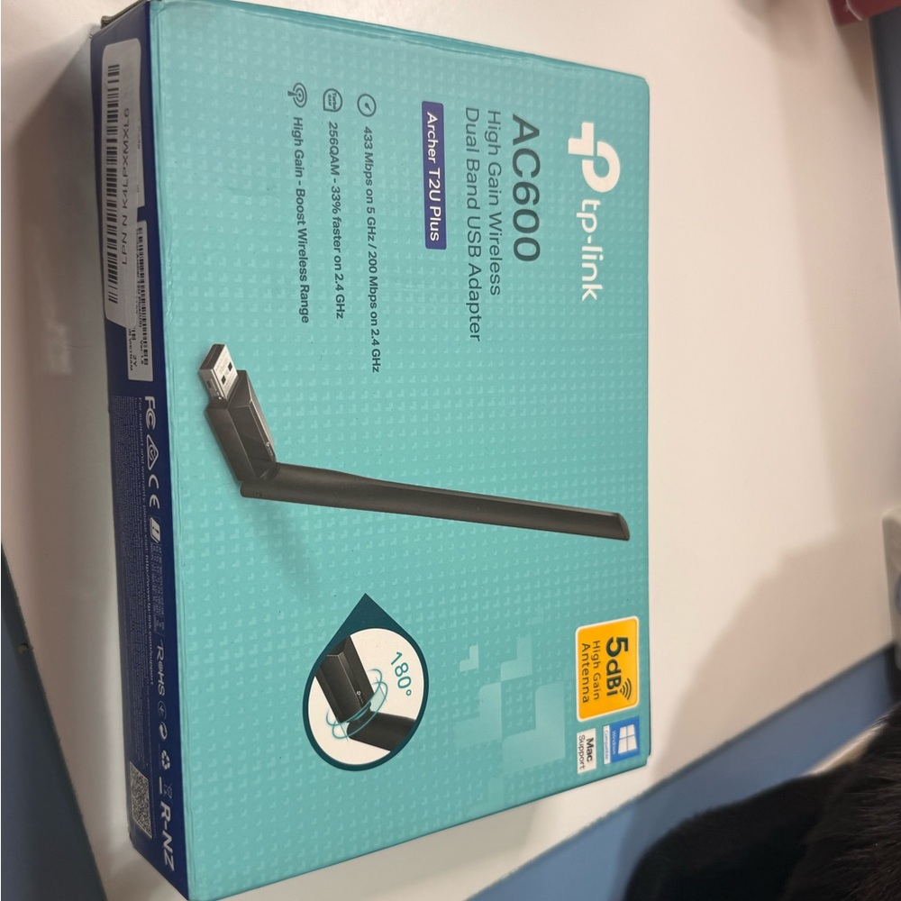 TP-Link Blue and White Wireless USB Adapter